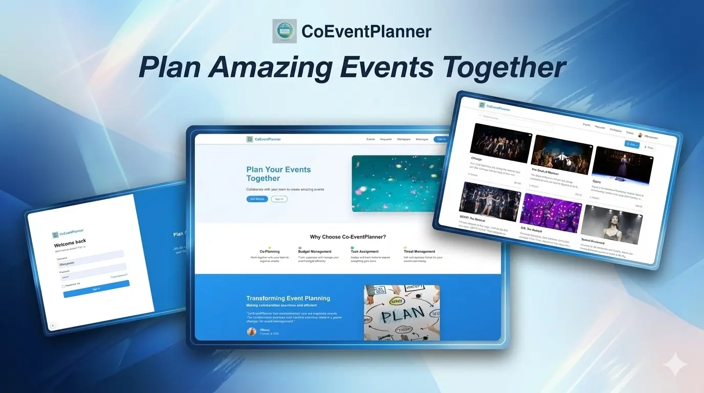CoEventPlanner project screenshot