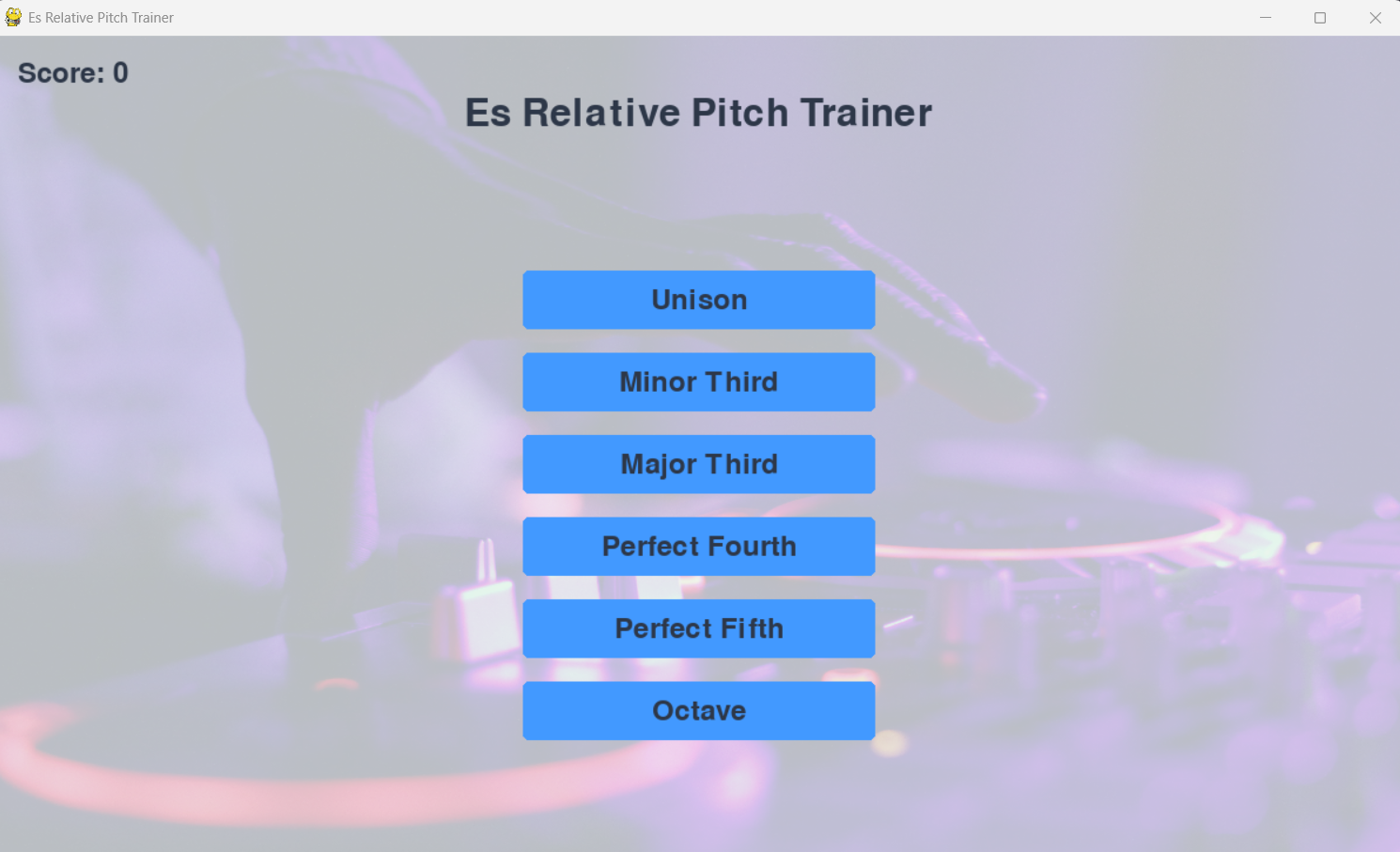 Es Relative Pitch Trainer